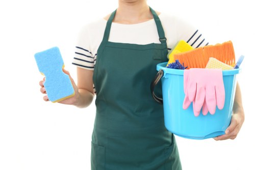 Clean reception and shared office areas in a Camden business premises