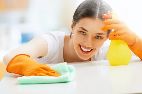 Washroom and kitchen cleaning in a Camden office building