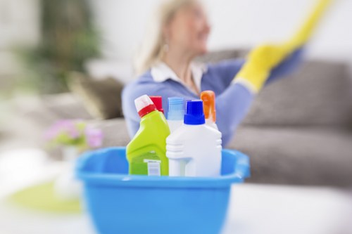 Local office cleaners managing a Camden commercial building